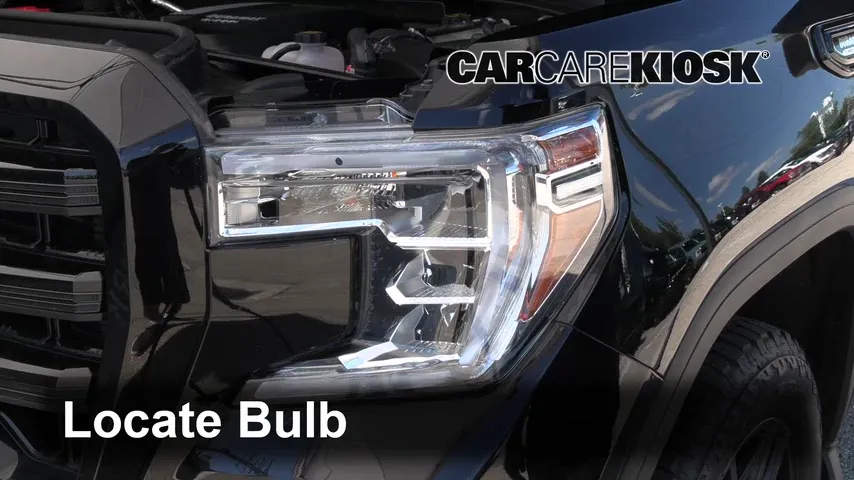 2020 GMC Sierra 1500 Elevation 3.0L 6 Cyl. Turbo Diesel Crew Cab Pickup Lights Parking Light (replace bulb)